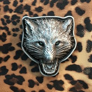 Wolf belt buckle punk rockabilly monsters